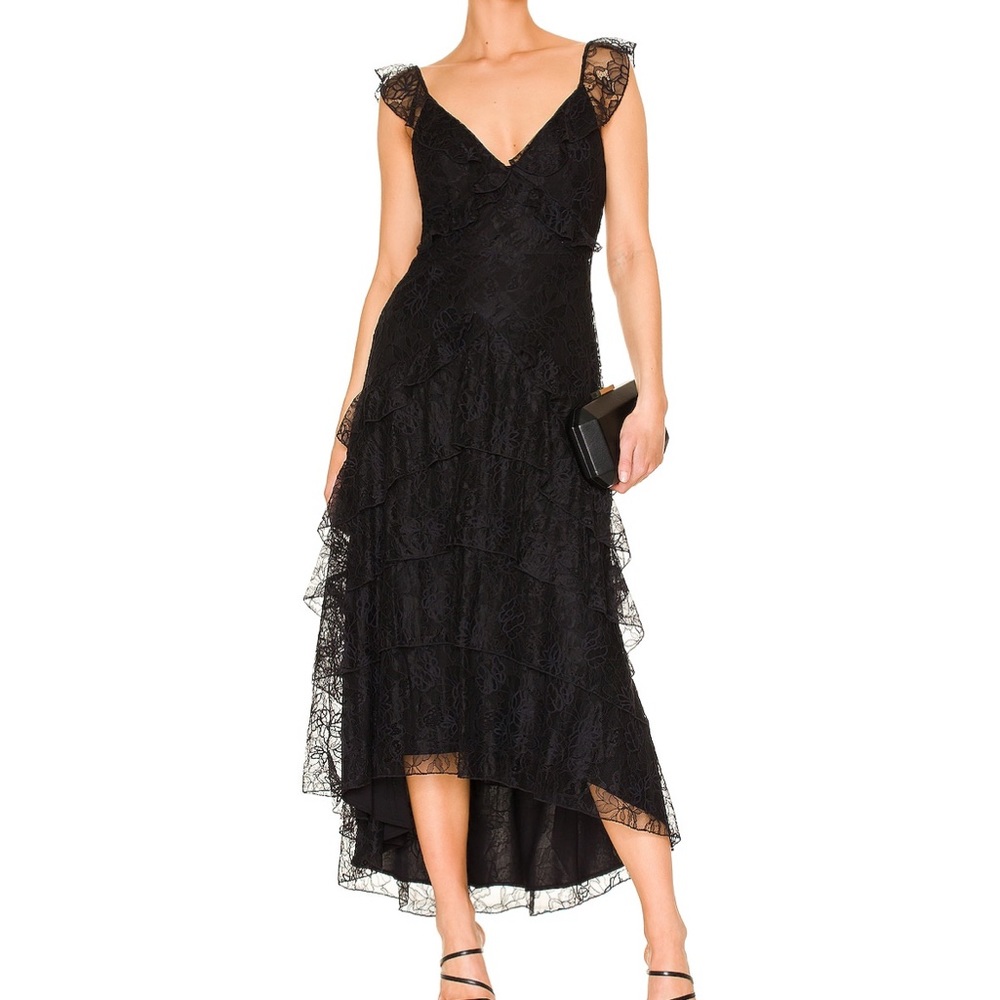 Henrietta Dress by SAU LEE Black New With Tags